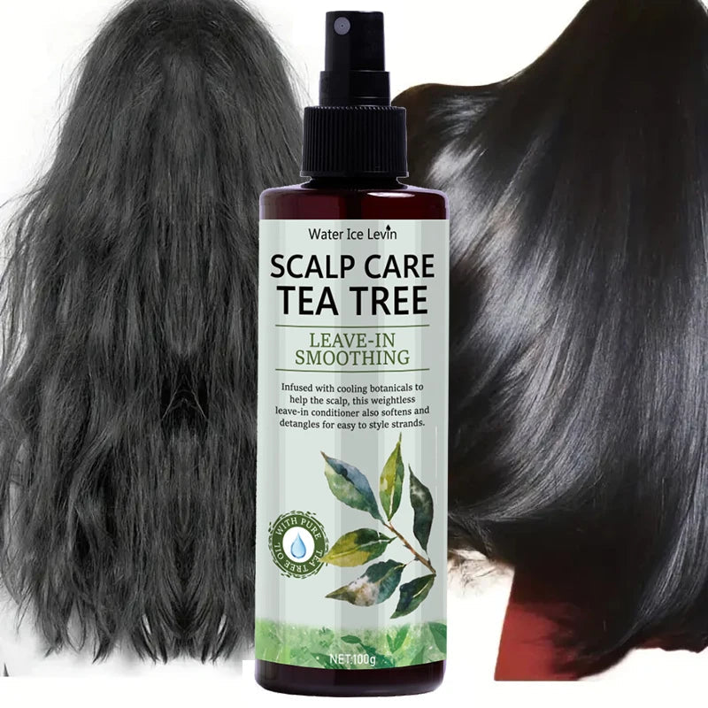 Tea Tree Essential Oil, Deeply Moisturizes Dry and Frizzy Hair, Suitable for Facial, Body, Light Beige Care and Nails, Ideal Choice for All Seasons Halalzen