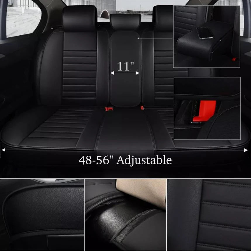 Car Full Set 5-Seat Covers Universal Car Seat Covers Front Rear Seat Cushion Anti-scratch Protection For Sedan SUV Pick-up Truck