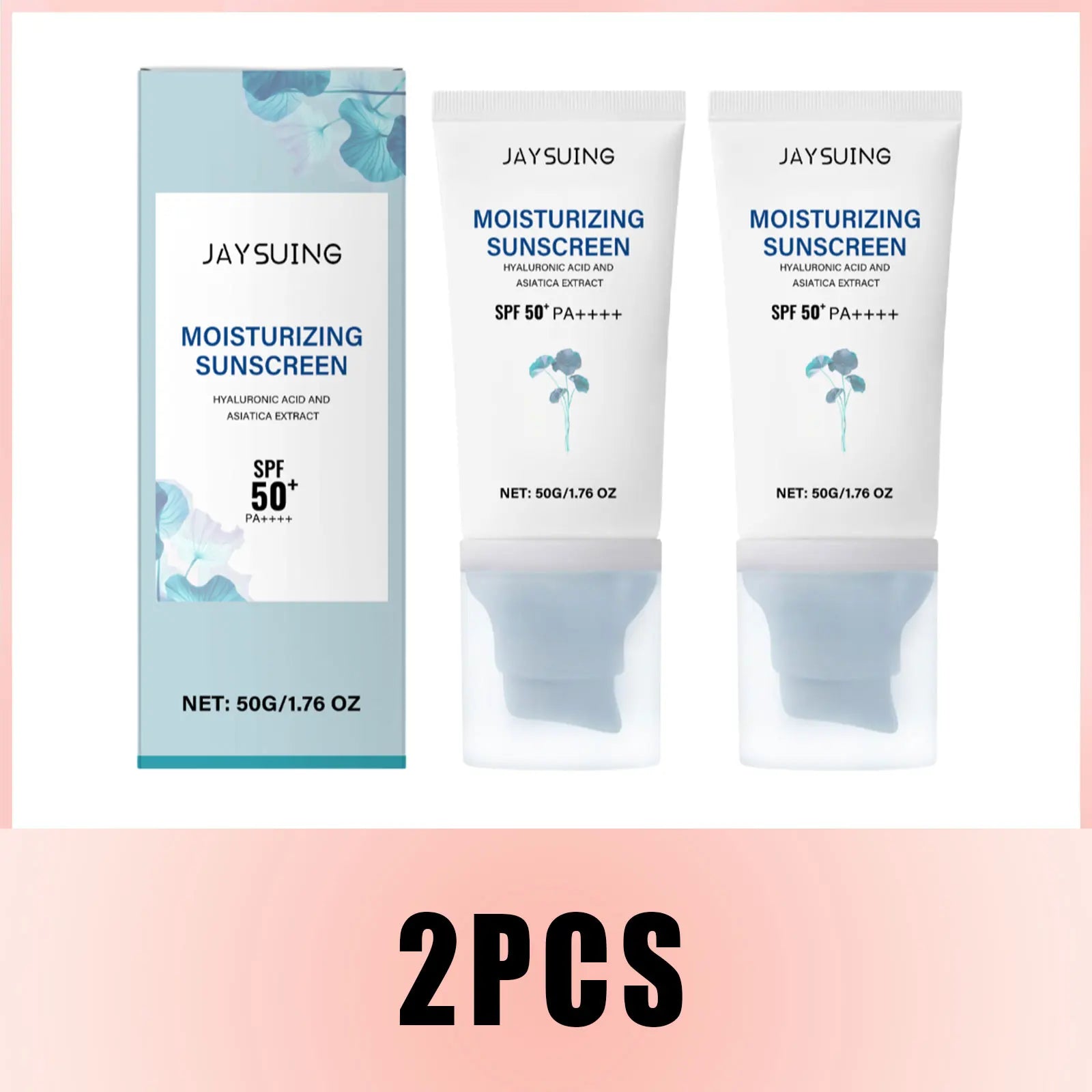 Centella Sunscreen Spf50+ Pa++++ Calming Moisturize Oily Sensitive Skin Soothing Long-Lasting UV Protection Sunblock Face Cream Halalzen