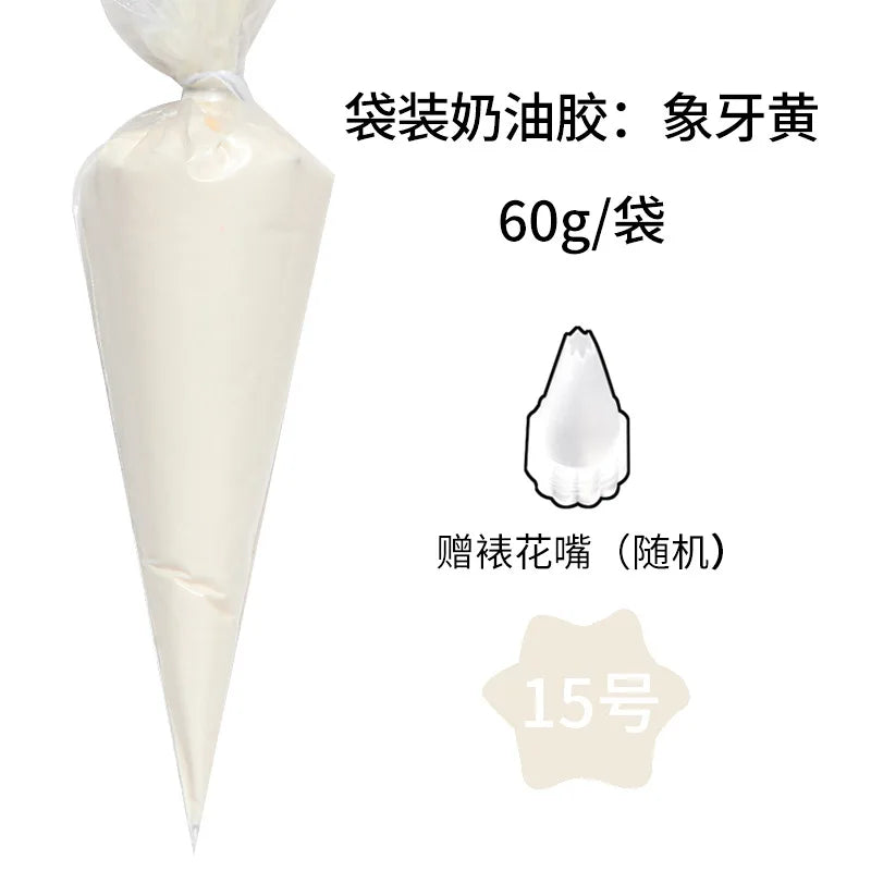 60g Imitation Cream Glue Charms Handmade Whipped Phone Case Decoden Shaker Jewelry Tools Tools Professional