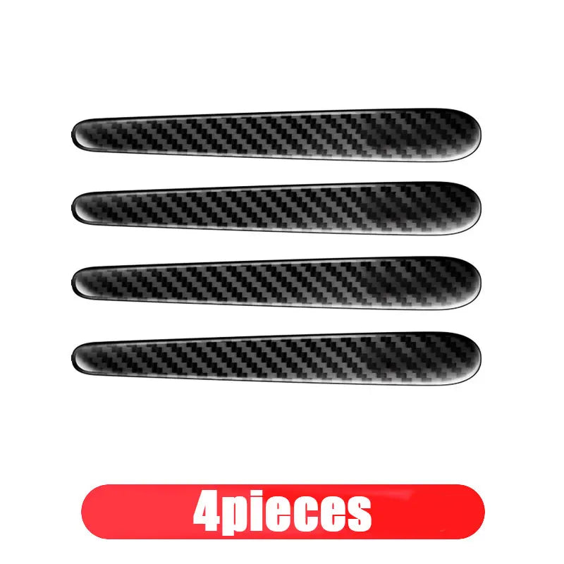 Carbon Fiber Car Stickers Anti Scratch Car Door Handle Protector Automobiles Handle Protection Film Styling Exterior Accessorie