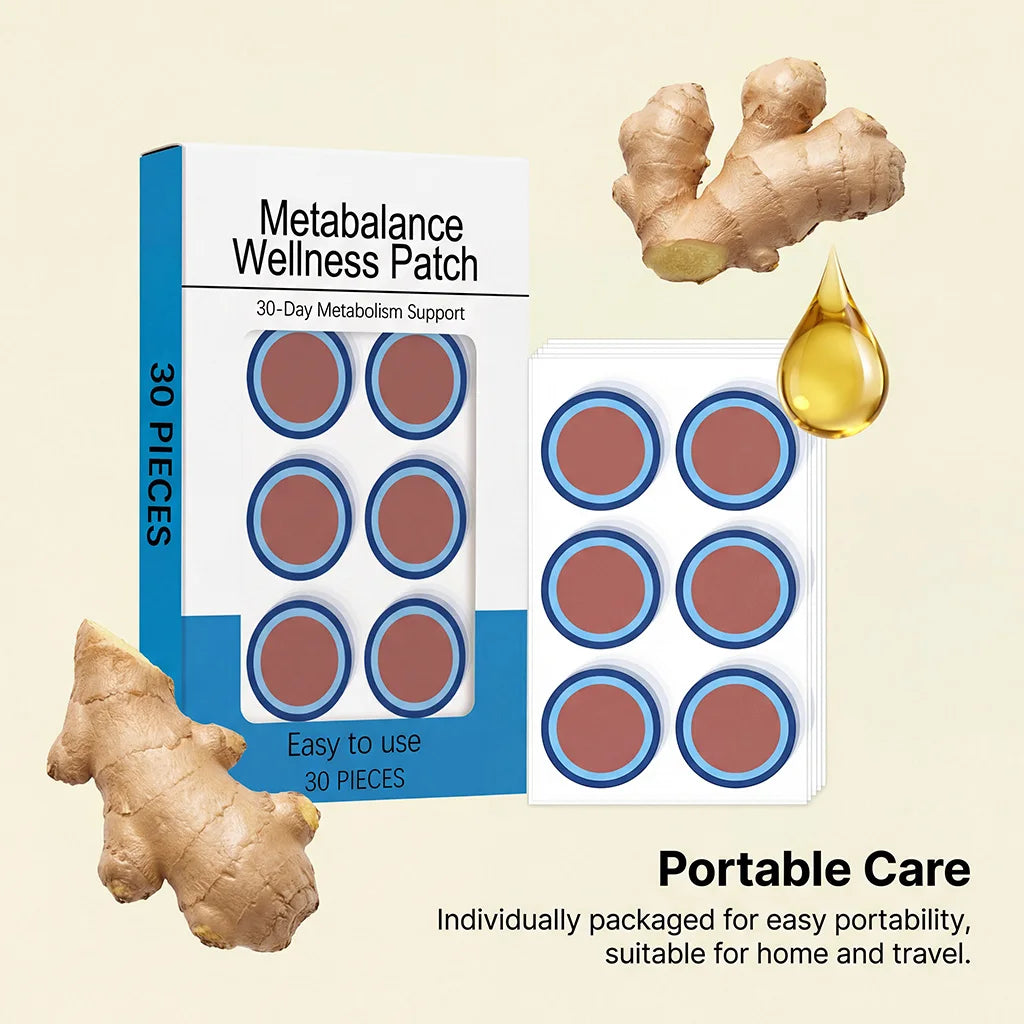 Ginger Body Care Patches Adjust Body Balance Gentle Physical Care Enhance Metabalance Skins Friendly Breathable Wellness Patch