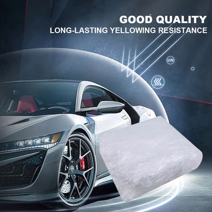 Universal Car Cover Disposable Protective Shield Waterproof Transparent Car Cover for Sedan SUV Van for  Vehicle Automobile