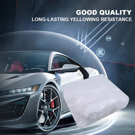 Universal Car Cover Disposable Protective Shield Waterproof Transparent Car Cover for Sedan SUV Van for  Vehicle Automobile