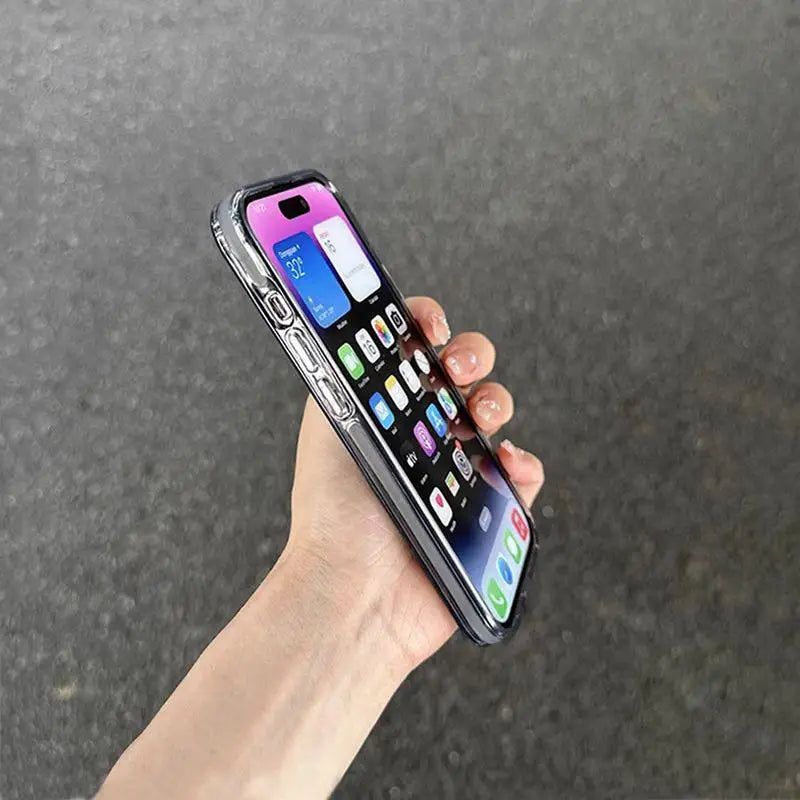 High-end Personality Anti-drop Armour Phone Case Shockproof Anti-slip Protective Cover for IPhone 16 Pro Max 15 Pro 14Plus 13 12