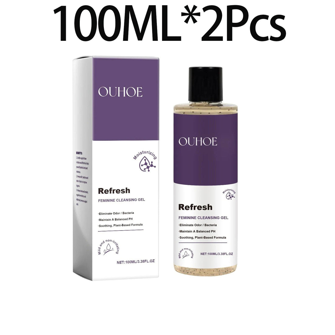 Feminine Wash Gel PH Balanced Long Lasting Moisturizing for Private Part Refreshing Cleansing Prevent Dryness Woman Healthy Care Halalzen