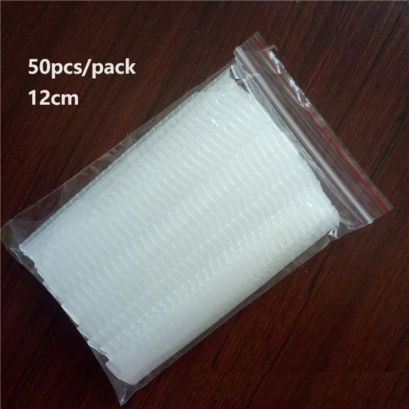 20/50PCS Makeup Brush Protective Mesh Cover Bristle Mesh Sleeve Bouquet Mesh Cover Makeup Brush Anti-frill Protective Net Halalzen