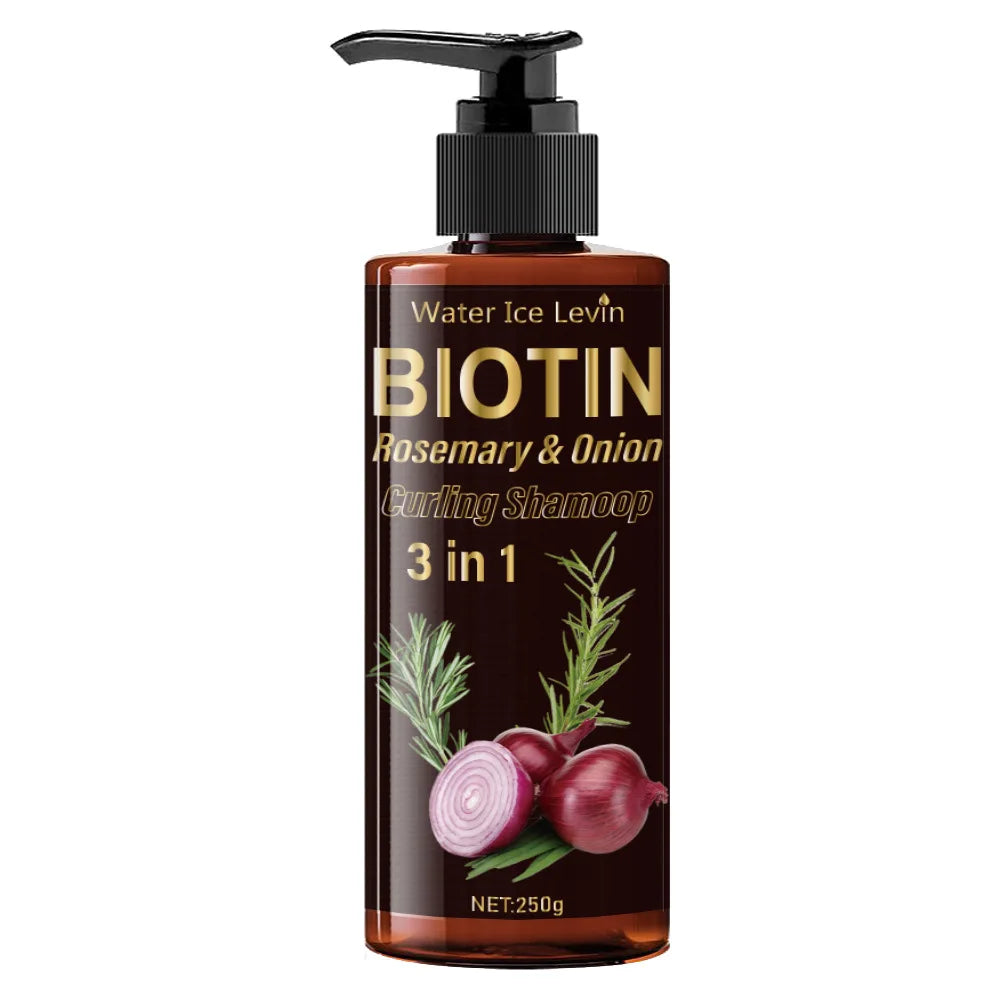 Onion Rosemary Biotin Hair Conditioner & Shampoo,Gentle Moisturizing Cleaning,Fluffy Smooth Hair Care,Scalp Treatments Products Halalzen
