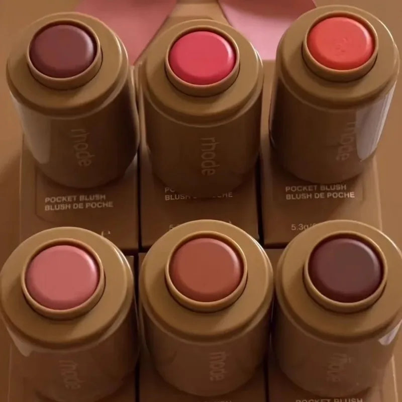 Rhode Powder Pocket Blush Hydrating Contouring Shading Face Nose Shadow Profile Natural Cream Lip Gloss Cheek Easy Apply Color