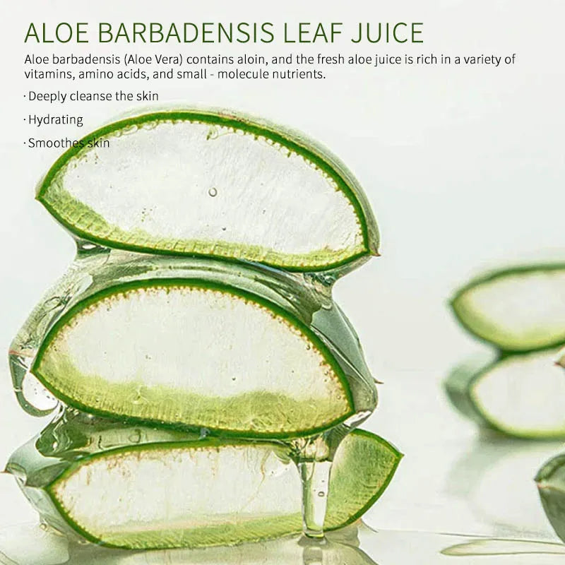 150ml Aloe Vera Cleanser Face Mousse Wash Refreshing Hydrating And Water-locking Deep Cleansing For Facial Skin Beauty Skincare Halalzen