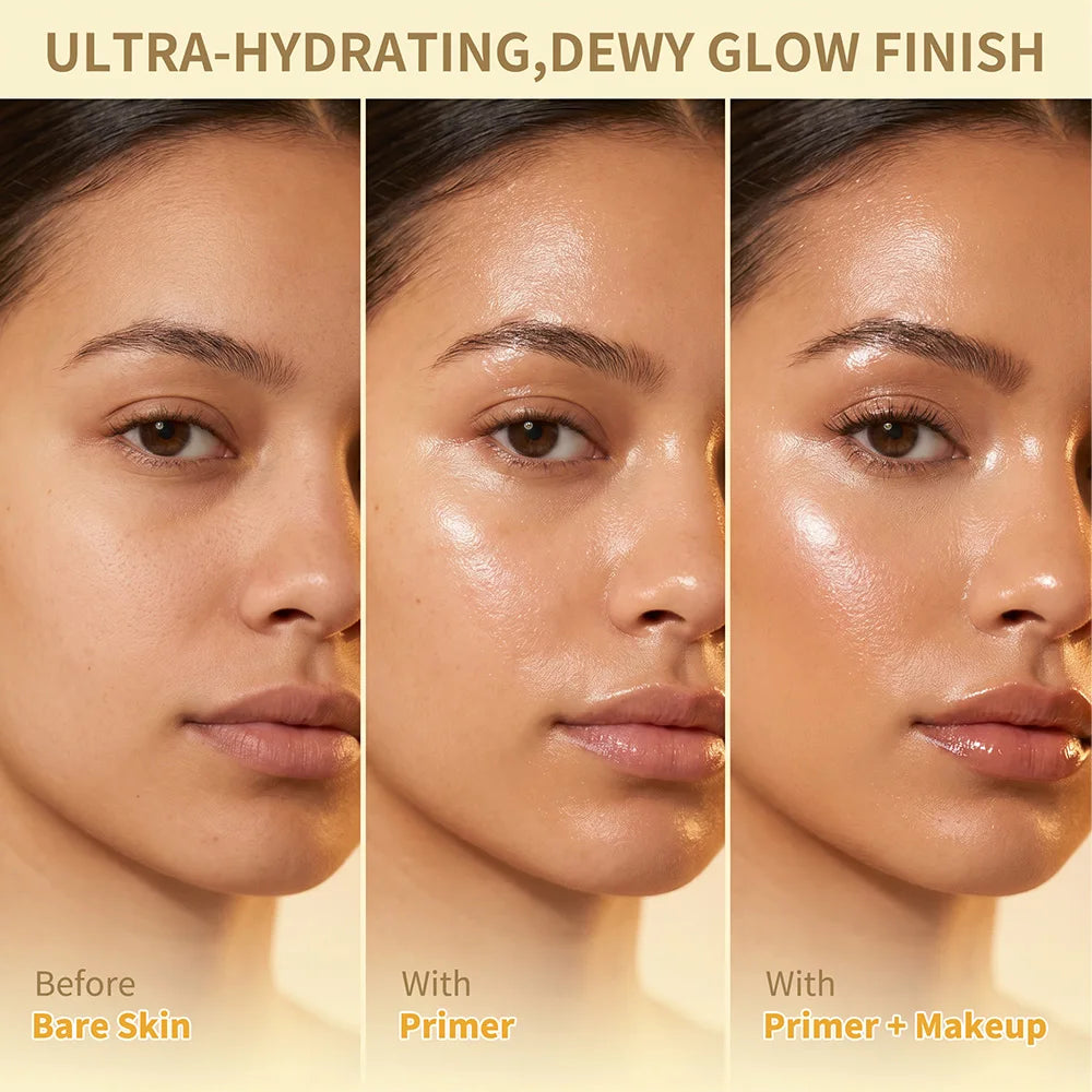 DANCHEL Butter Hydrating Primer Melting Texture Long‑last Moisture Blur Pores Nourishing Base For Dry Combination Skin