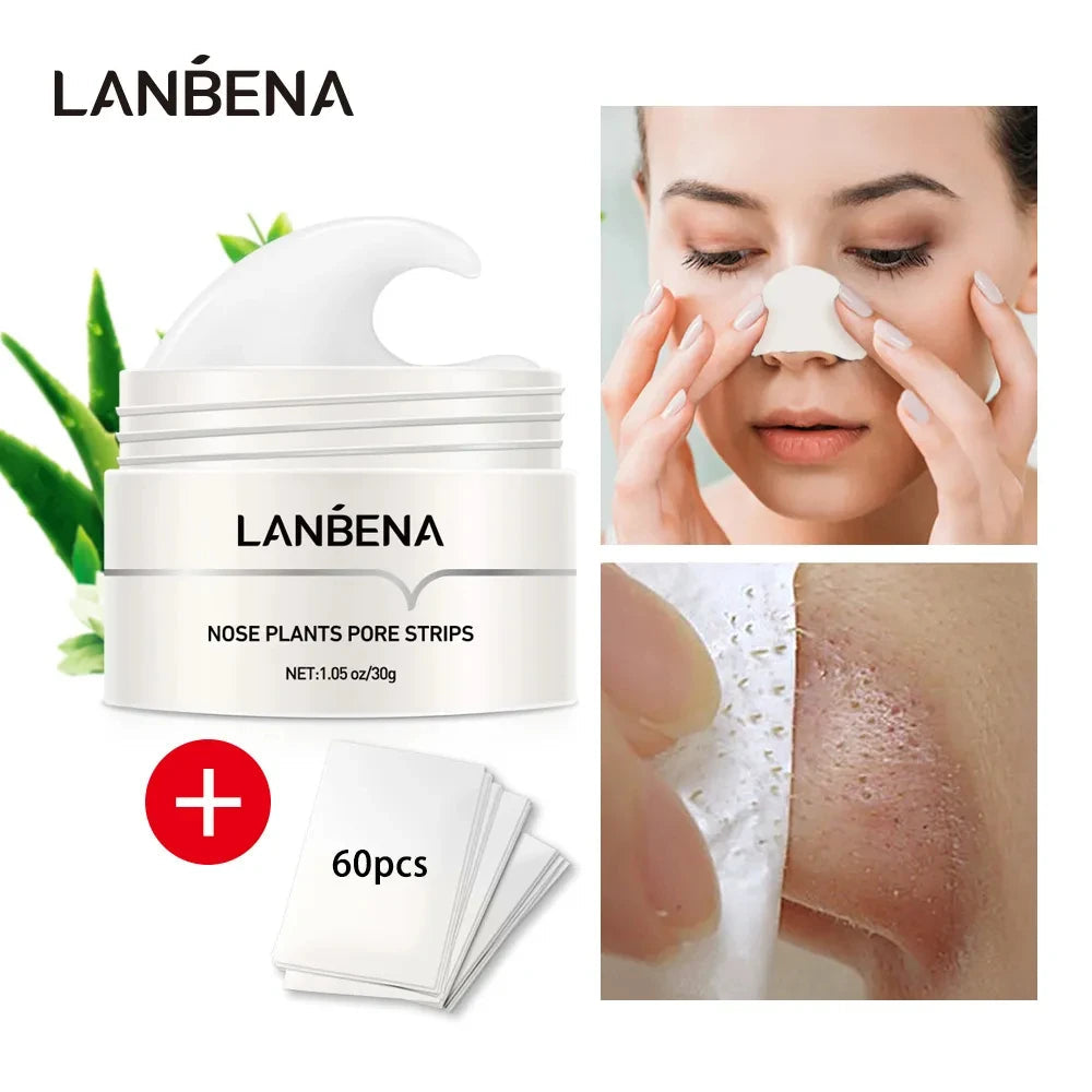 LANBENA Shrink Pore Essence 15ml Blackhead Nasal Black Mask Peeling Acne Treatment Face Serum Moisturizing Firming Skin Care Halalzen