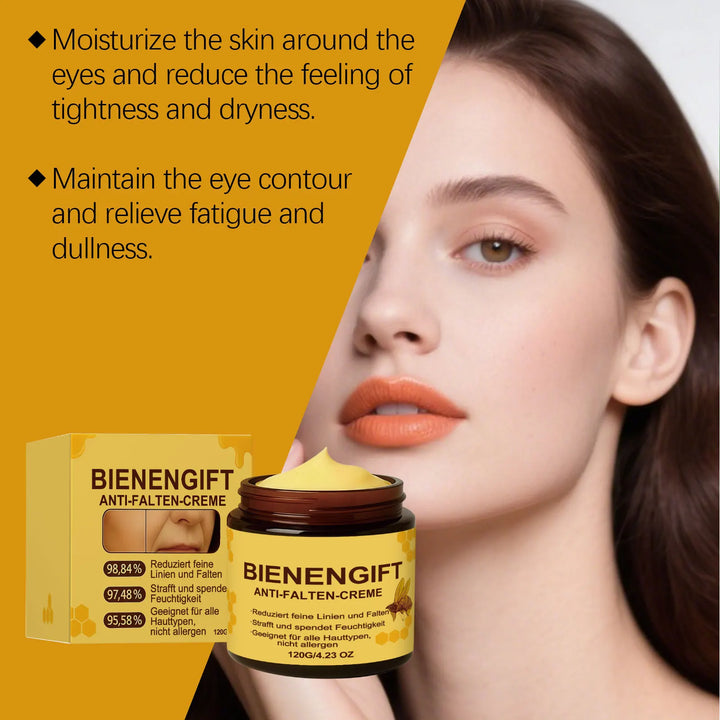 120g Bee Venom Skin Restoration Cream Skin Barrier Reduce Redness Sensitive Blemish Remover  Firming Deep Moisturizer Face&Body