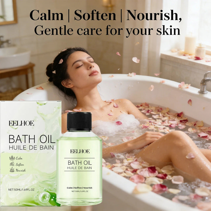 Moisturizes Bath Oil Remove Dirt Soothes Muscles Relieve Stress Promotes Relaxation Long Lasting Fragrance Body Care Shower Oil Halalzen