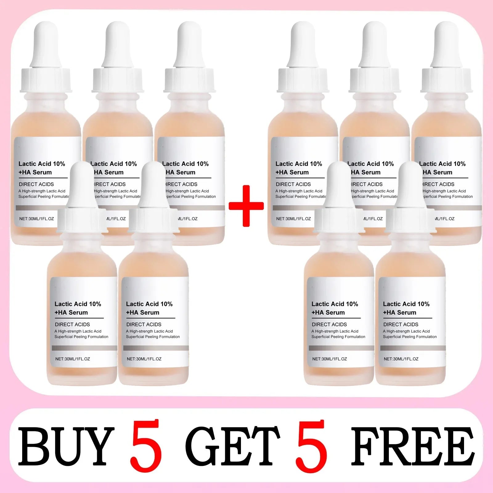 Large Pore essence Lactic Acid Facial Pore Shrinking Product Pore Firming and Smooth Korean Skin Care Halalzen
