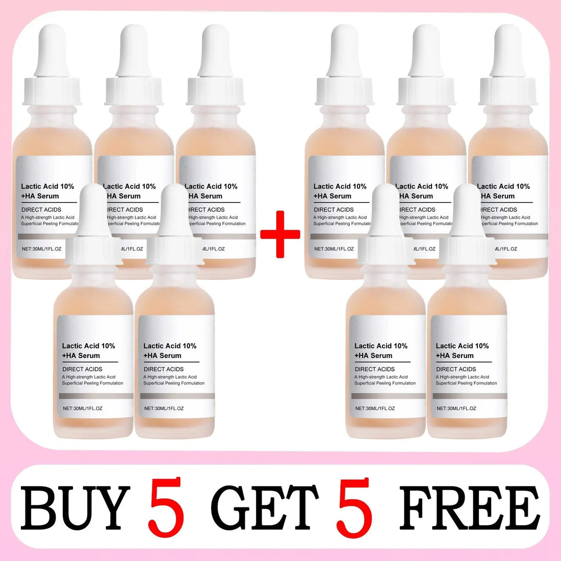 Large Pore essence Lactic Acid Facial Pore Shrinking Product Pore Firming and Smooth Korean Skin Care Halalzen