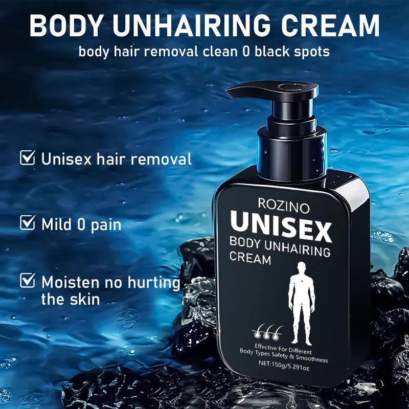 ROZINO hair removal care cream has a smooth and creamy texture, is easy to apply, and is simple and convenient to use. Gently touches the skin's surface, leaving the skin feeling soft and smooth after use, meeting the needs o