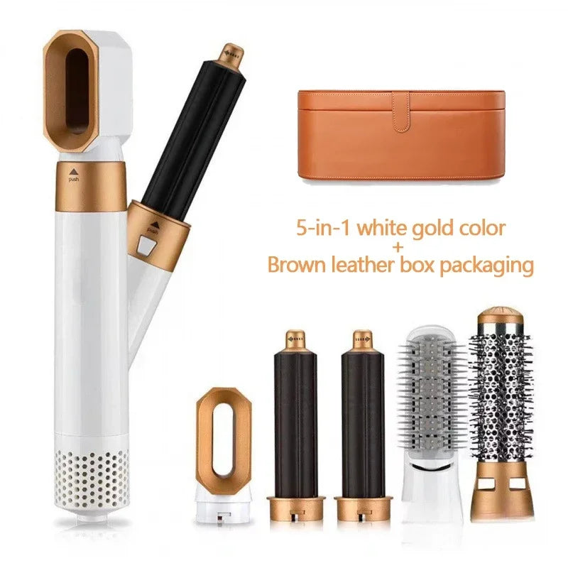 Professional 5 in 1 Hair Dryer Hot Air Comb Curler For Dyson Airwrap Hair Dryer Styling Tool Hair Straightener Hairdressing Tool