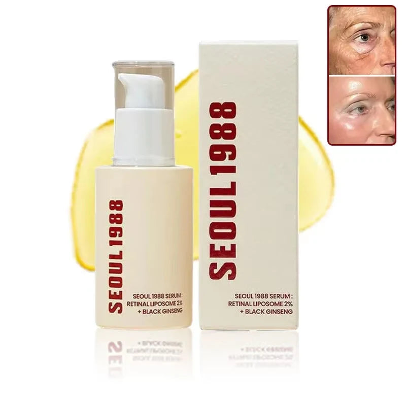 Korean 1988 Retinol Face Care Serum Black Ginseng Niacinamide 2% Acid Moisturizing Firming Cream Anti Aging Wrinkle Skin Care Halalzen