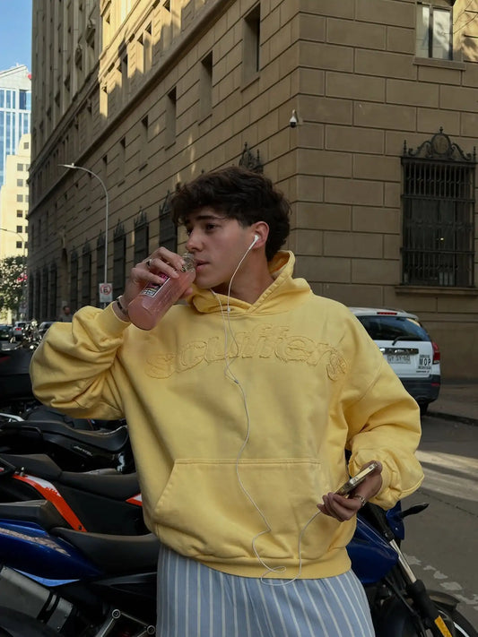 Y2k Yellow Embroidery Loose Sweatshirt Women Korean Harajuku Style Casual Pullover Long Sleeve Crop Top Street Fashion Unise