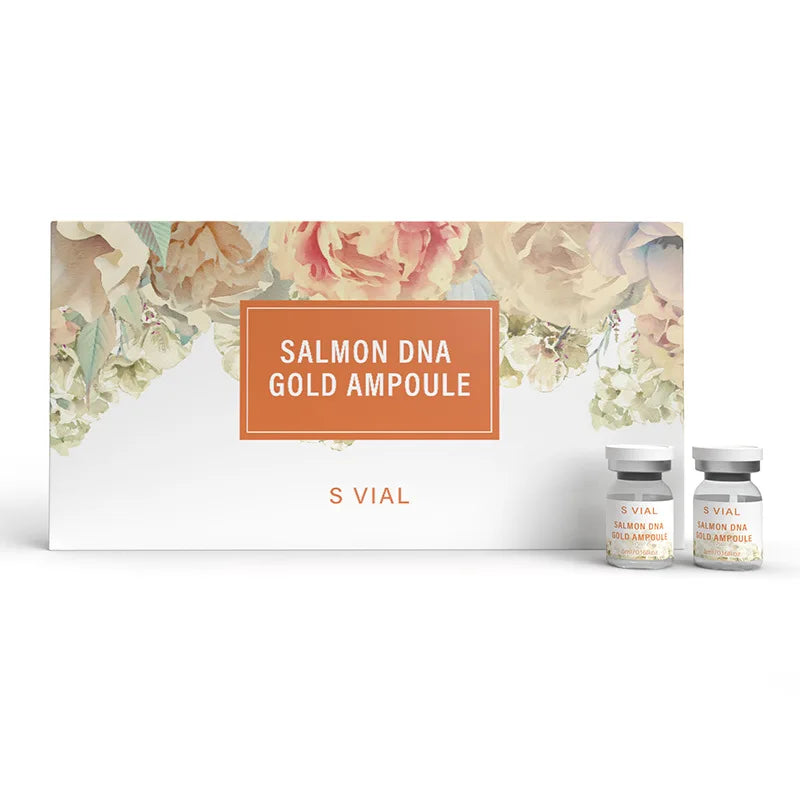 10pcs Salmon DNA PDRN Ampoule Skin Booster Serum Kit Facial Skin Whitening Moisturizing For 0.3mm Microneedle Serum