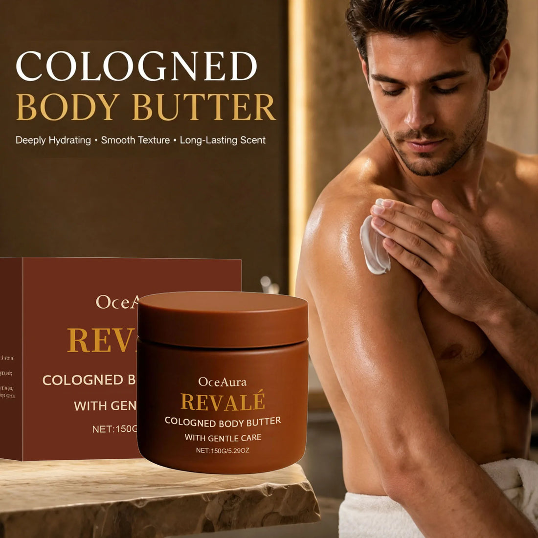 Men Pheromone Body Butter Cologne Scented Long-Lasting Moisturizing Boost Male Confidence Charm Fragrance Body Skin Care Cream