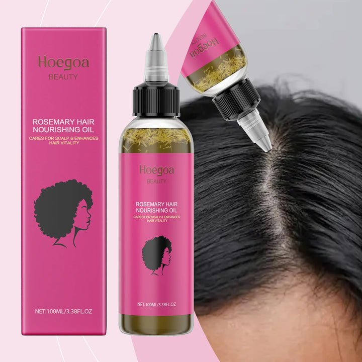 Rosemary Hair Growth Essential Oil Dense Strengthening Hair Prevent Loss Improve Hair Dryness Split Moisturizing Shiny Hair Care