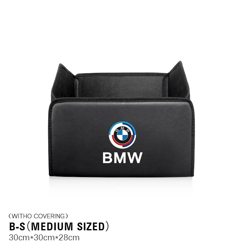 Car Trunk Storage Box High-capacity Leather Organizer Case For BMW E46 E90 E60 F30 F10 E39 E36 F20 G20 G30 E92 E87 E91 X5 E70 X3