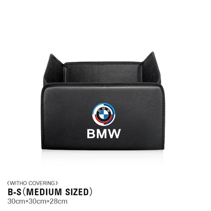 Car Trunk Storage Box High-capacity Leather Organizer Case For BMW E46 E90 E60 F30 F10 E39 E36 F20 G20 G30 E92 E87 E91 X5 E70 X3