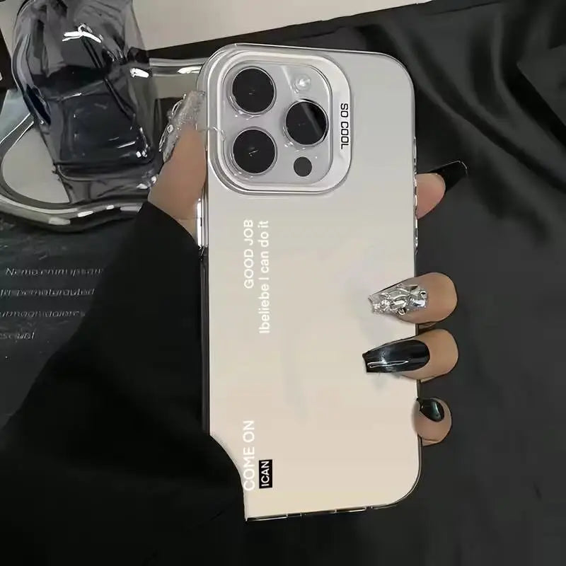 High-end Personality Anti-drop Armour Phone Case Shockproof Anti-slip Protective Cover for IPhone 16 Pro Max 15 Pro 14Plus 13 12