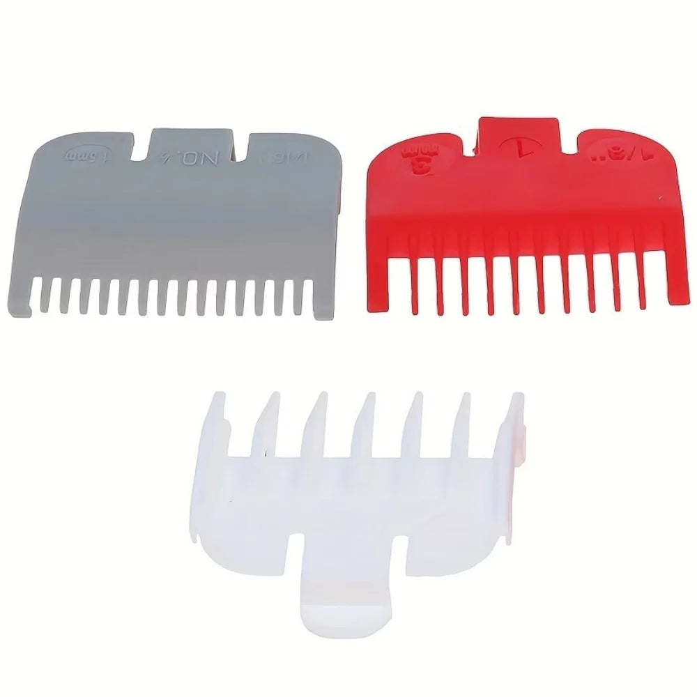 3 Pieces/Set of Hair Clipper Guard Guide Combs, Practical Trimming and Cutting Guides, Replaceable Hair Styling Tool Accessories
