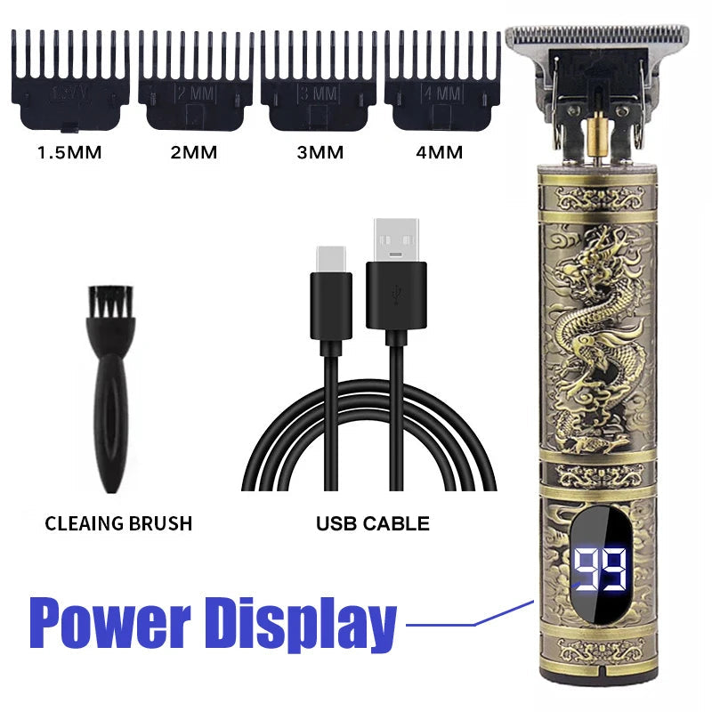 Cordless Mens Hair Trimmer Hair Clippers For Men Professional Beard Trimmer Kits Electric Shavers Hair Cutting Machine Barber Halalzen