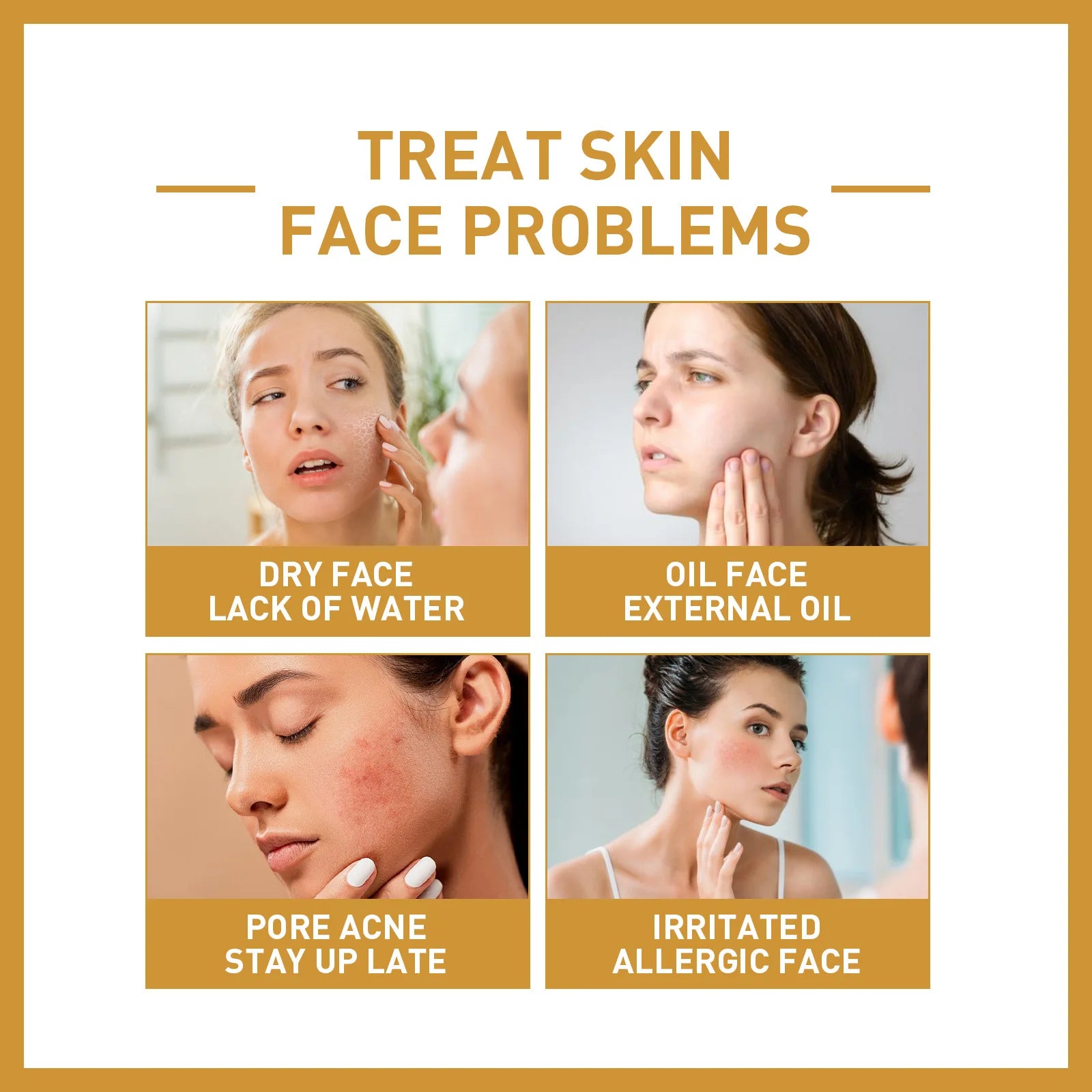 Wrinkle Removal White Rice Serum Anti Aging Puffiness Reduce Fine Lines Shrink Pores Nourishing Dry Skin Ac-ne Treatment Essence Halalzen