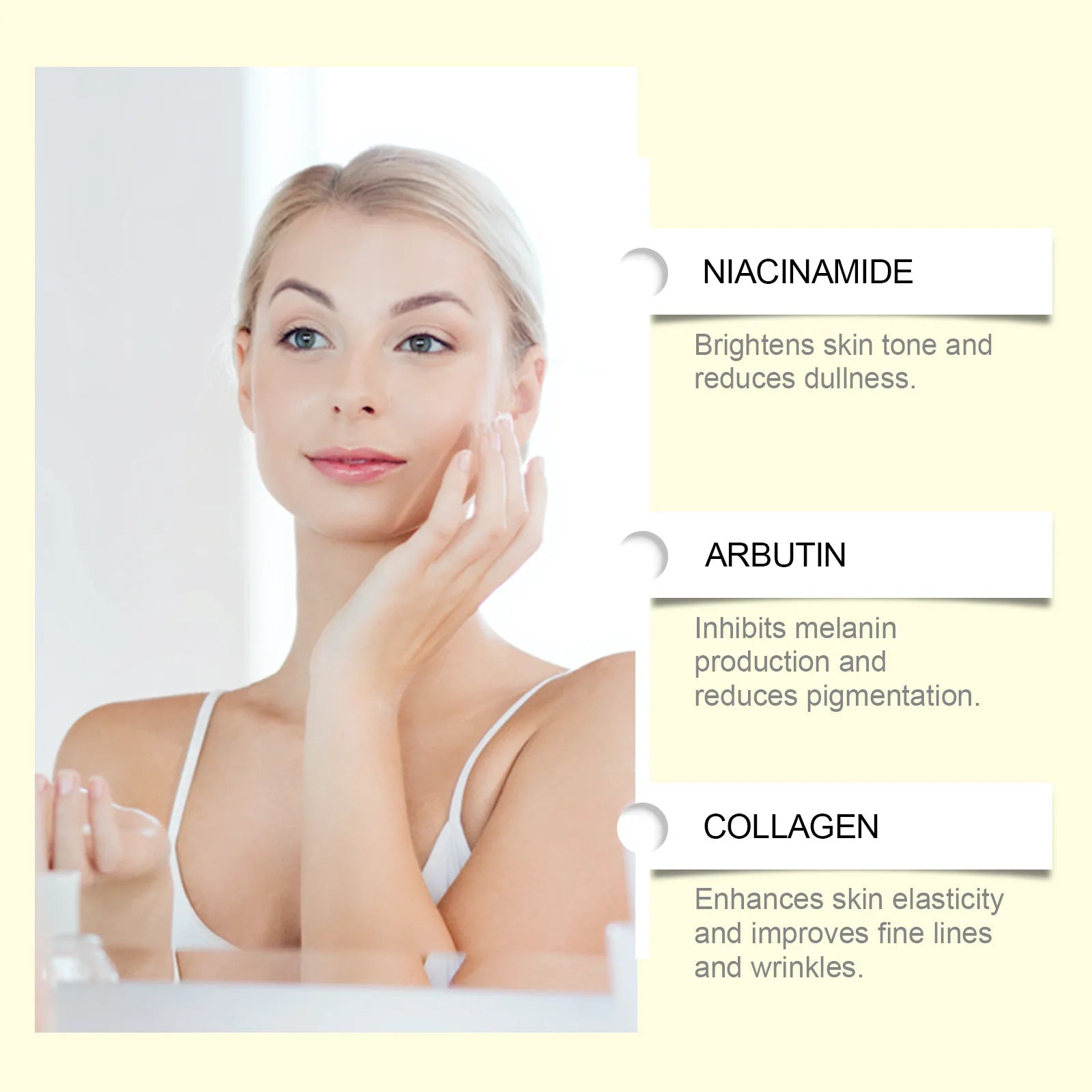Niacinamide Face Serum Dark Spots Removal Brightening Rejuvenating Fade Melasma Hydrating Anti Wrinkle Vitamin B3 Essence