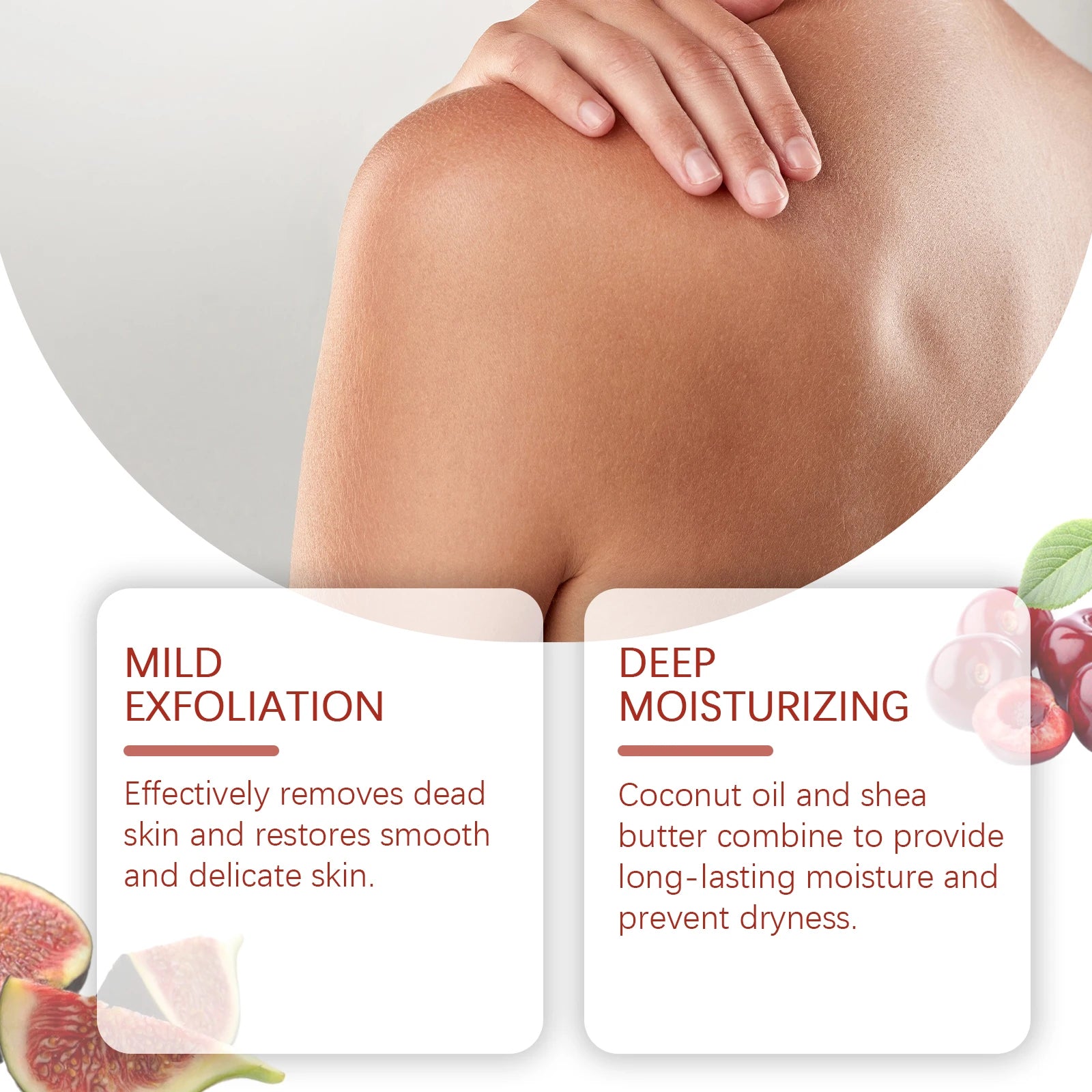 Body Scrub Exfoliating Deep Cleaning Dead Skin Remover Anti Acne Brightening Knee Elbow Moisturizing Whitening Repair Skin Care