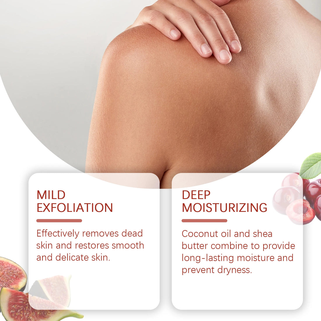 Body Scrub Exfoliating Deep Cleaning Dead Skin Remover Anti Acne Brightening Knee Elbow Moisturizing Whitening Repair Skin Care