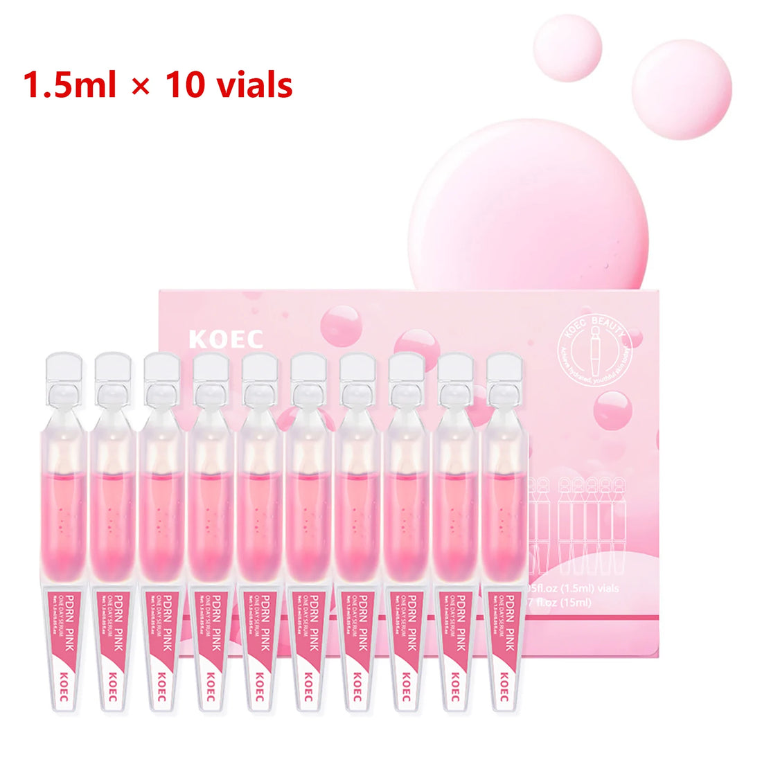 PDRN PINK ONE DAY Collagen Serum Revitalize Dull Complexion Boost Skin Radiance Hydrating Moisturizing Korean Skincare Essence