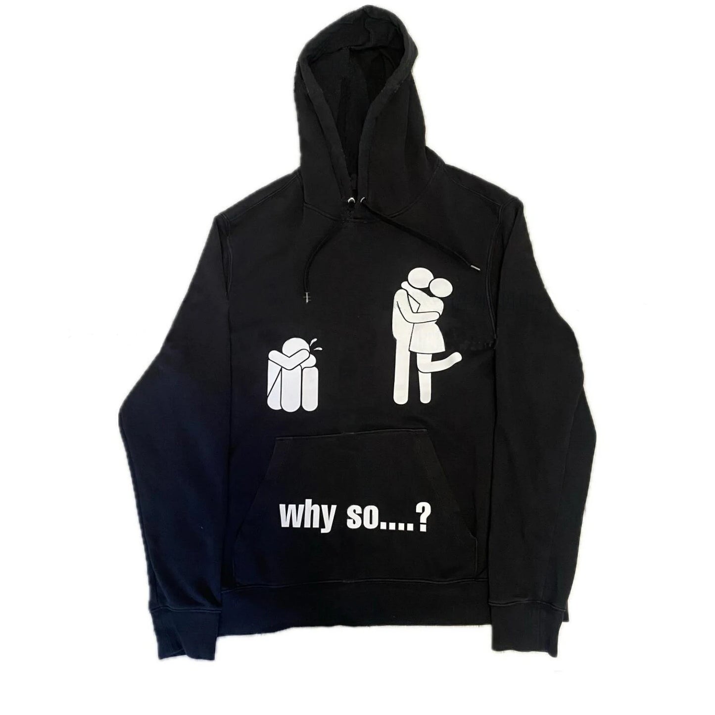 American retro y2k Harajuku street autumn and winter retro trend punk men's and women's personalized printed pullover hoodies