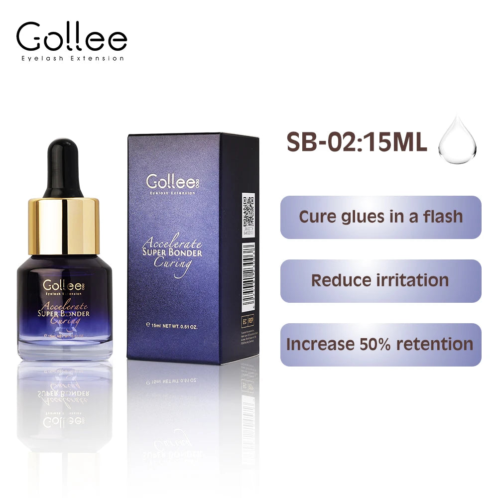 Gollee Eyelash 100ml Foam Cleaner for Clean Lashes Non-Irritating with Soft Brush Shampoo Eye Extension Clean Gentle Makeup Tool