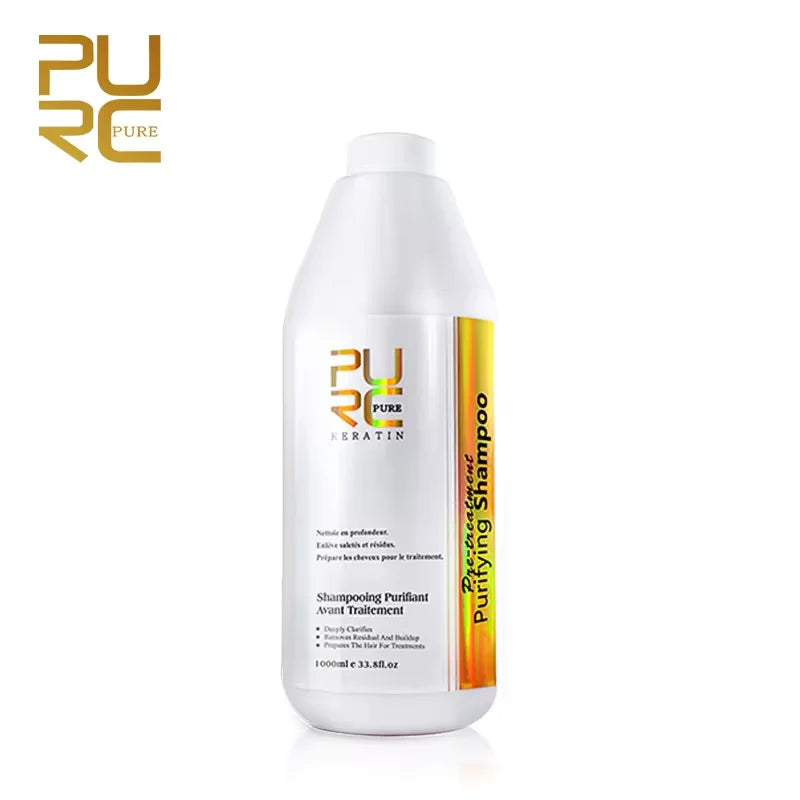 PURC Hair Purifying Shampoo Conditioner Keratin Hair Treatment Straightening Smoothing Professional Hair Care Salon Products Halalzen