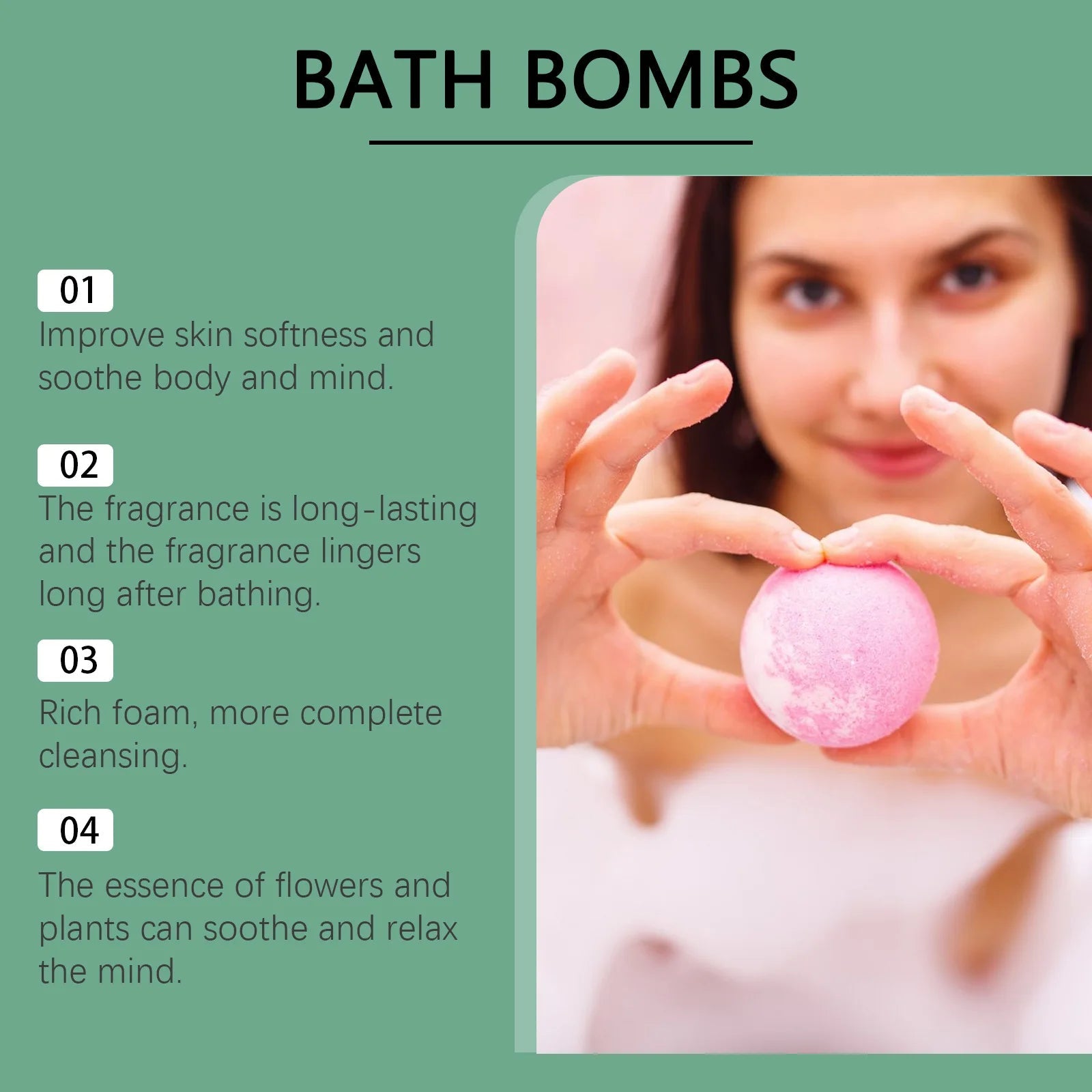 Christmas Colorful Bath Balls Foot Spa Deep Moisturizing Skin Relaxing Reduce Dryness Kids Gifts Bubble Rosemary Bath Ball Bombs Halalzen