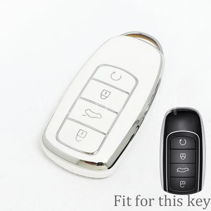 New TPU Car Remote Key Case Cover Protector for Chery Tiggo 8plus Tiggo 8 New 5 Plus 7pro Max Omoda 5 C5 Accessories
