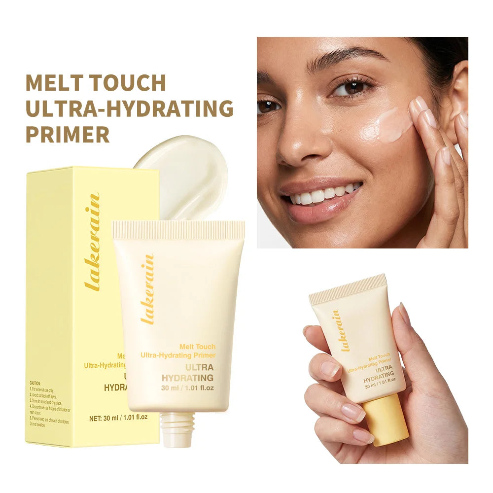 DANCHEL Butter Hydrating Primer Melting Texture Long‑last Moisture Blur Pores Nourishing Base For Dry Combination Skin