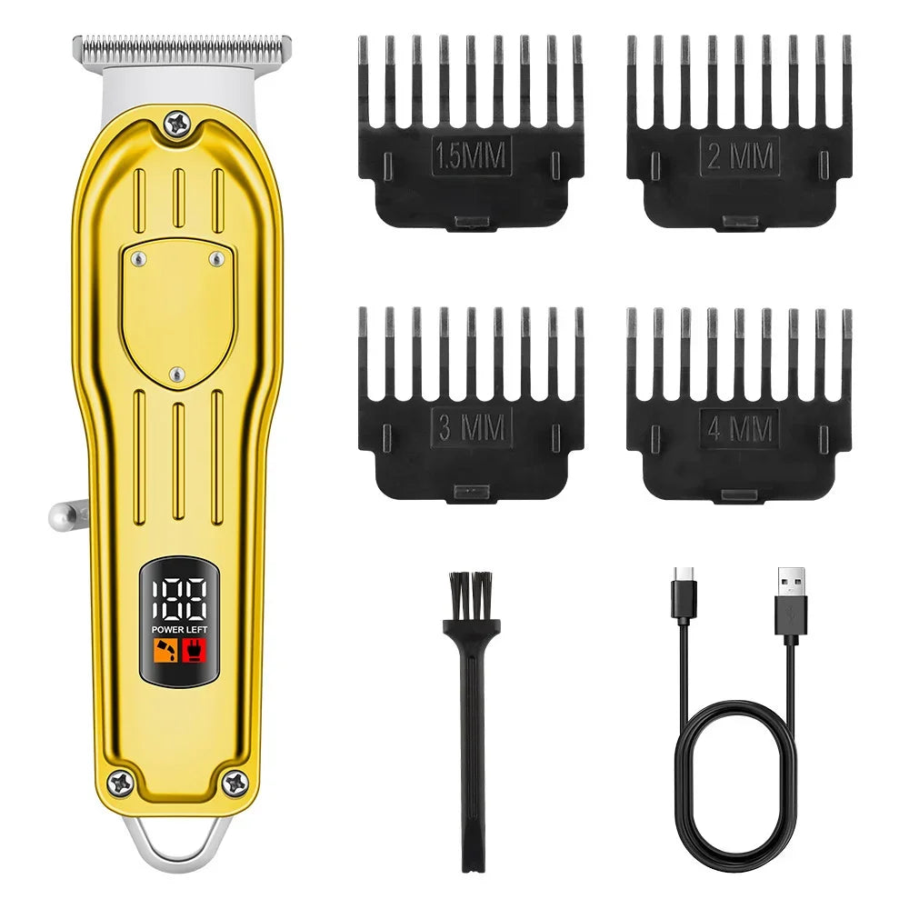 Hair Clippers for Men Professional, Barber Clippers and Trimmers Set, Cordless Hair Clippers for Hair Cutting Kit Halalzen