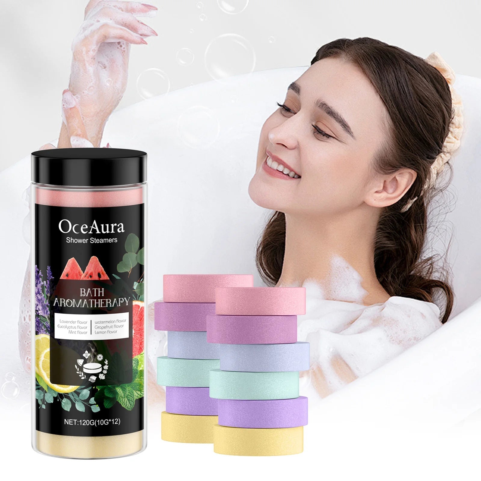 Shower Steamers Tablets Birthday Gifts For Women 12 Pack Shower Bombs With Essential Oils Gifts For Her Self Care Spa Moisturize Halalzen