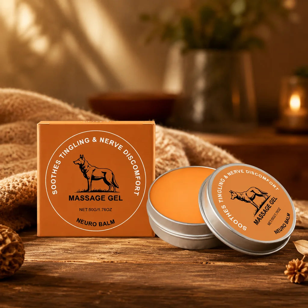 Nerve Relief Balm Joint Care Massage Balm Relieve Nerve Knee Shoulder Discomfort Cooling Body Cream With Magnesium Herbal Plants