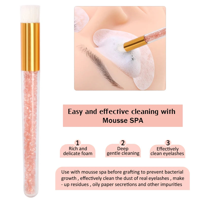 10/20pc Eyelash Cleaning Brush Lash Extension Applicators Shampoo Cleanser Eyebrow Nose Brushes Skin Care Cosmetics Makeup Tools Halalzen