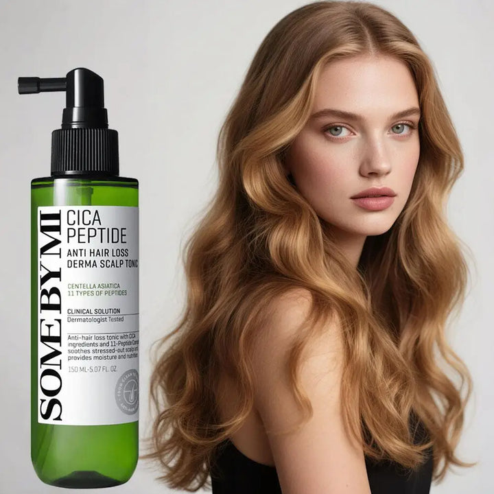 SOME BY MI 150ml Cica Peptide Anti Hair Loss Derma Scalp Tonic, Centella Asiatica + Peptides Scalp Care Essence Spray,Hair Care