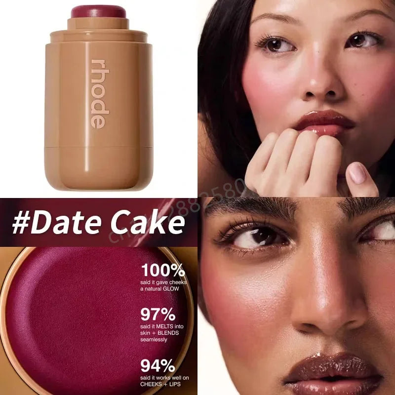 Rhode Powder Pocket Blush Hydrating Contouring Shading Face Nose Shadow Profile Natural Cream Lip Gloss Cheek Easy Apply Color