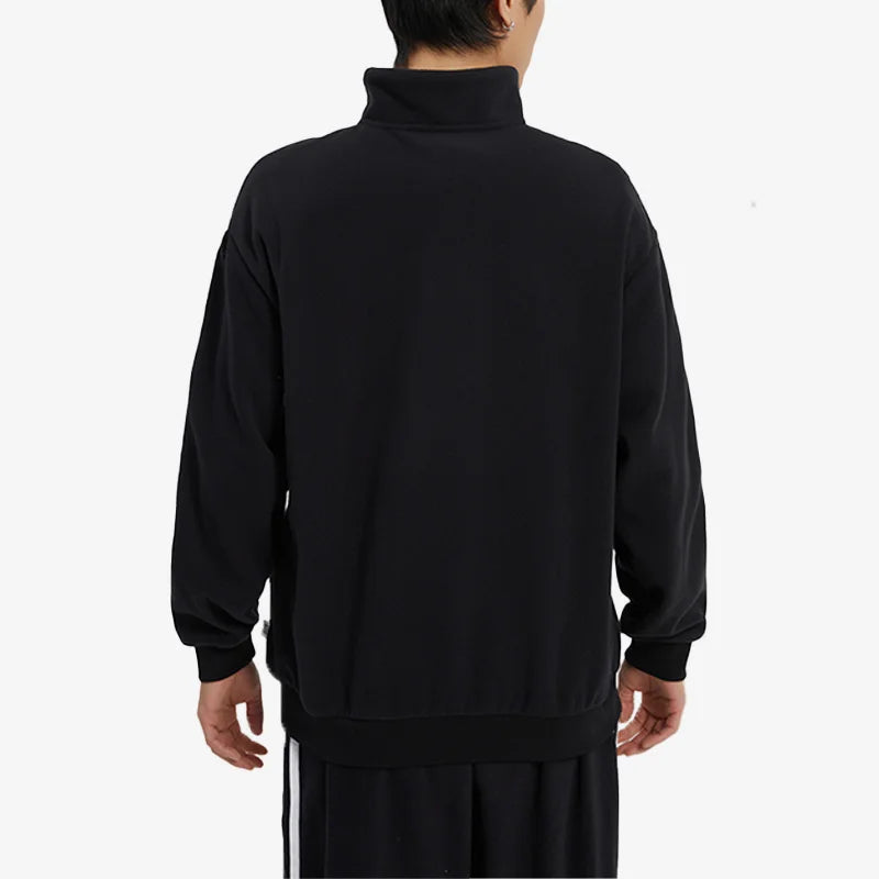 Adidas Official Genuine Neo Unisex Fleece Stand Collar Pullover Sweatshirt HN8735